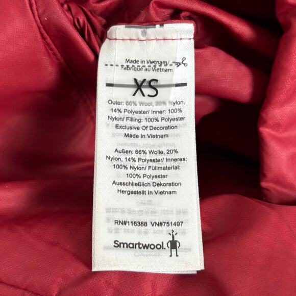SmartWool Women's Anchor Line Reversible Sherpa Vest in Masala Size XS - Picture 7 of 7